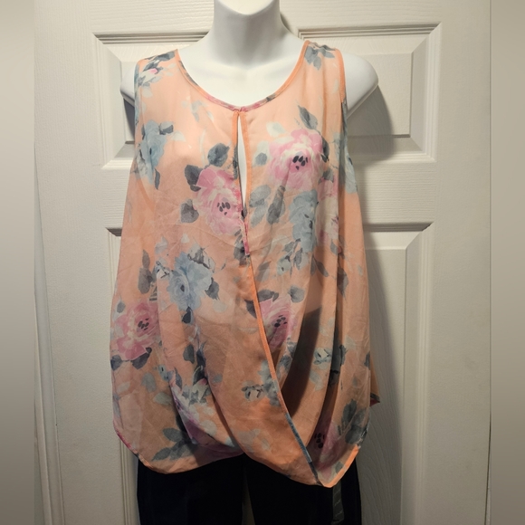 NWT Kismet sleveless sheer blouse. XL - Picture 1 of 7